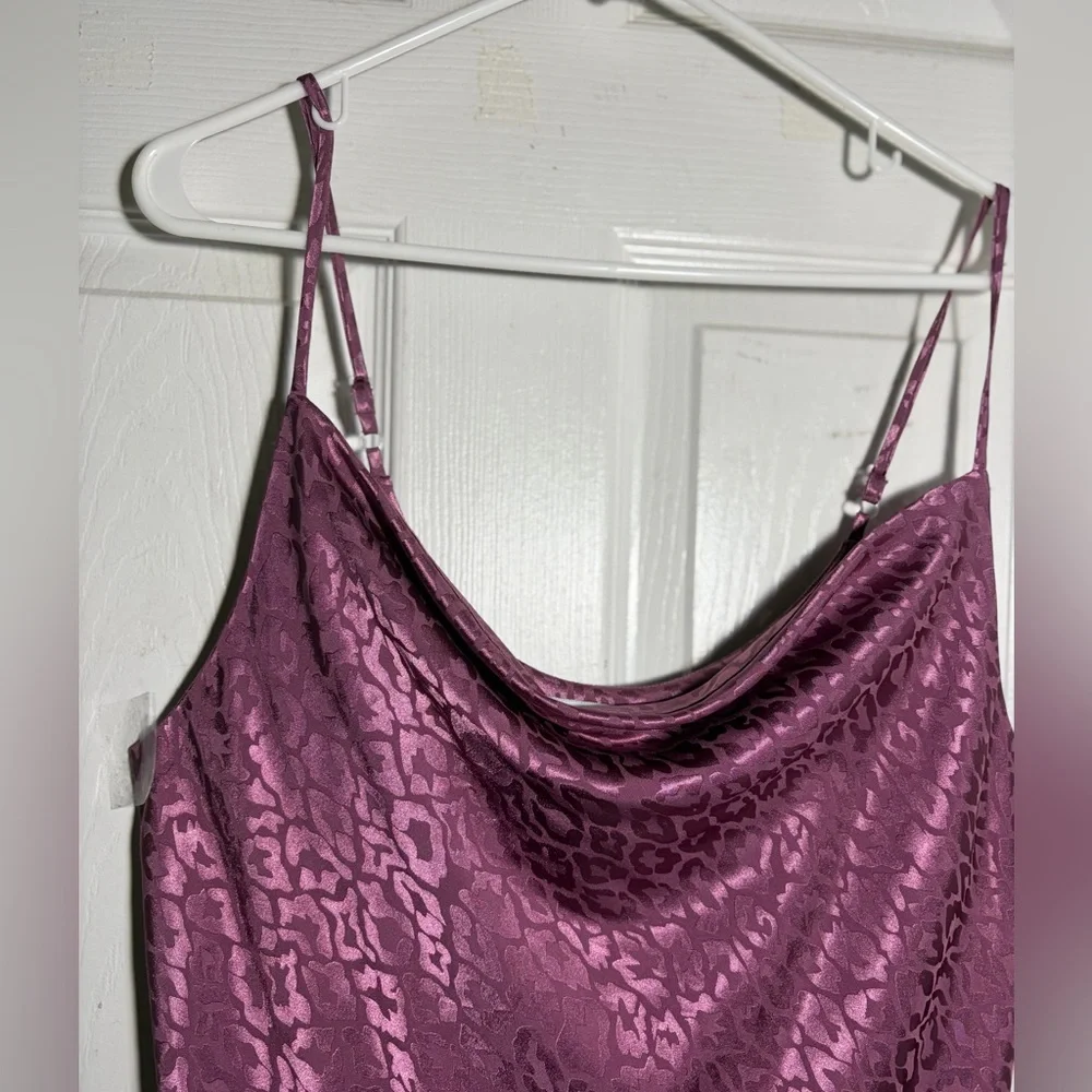 Emma & Michele Elegant Purple Slip Maxi Dress‎ so L